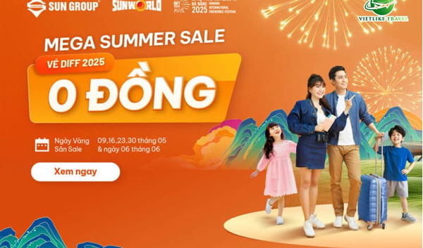 Cách nhận vé lễ hội pháo hoa Đà Nẵng DIFF 2025 miễn phí hoặc giảm 30%