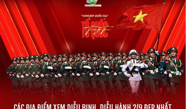 Những địa điểm lý tưởng xem diễu binh, diễu hành 2/9