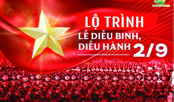Lộ trình diễu binh, diễu hành dịp Quốc khánh 2/9