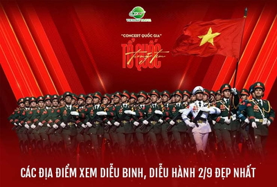 Những địa điểm lý tưởng xem diễu binh, diễu hành 2/9