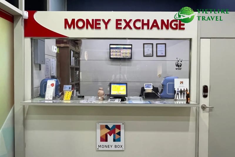 Một điểm đổi tiền ngoại tệ