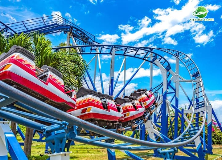 Trải nghiệm các trò chơi cảm giác mạnh ở công viên fantasy park