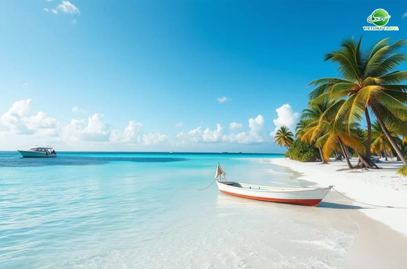 Ốc đảo Cayo Blanco xinh đẹp