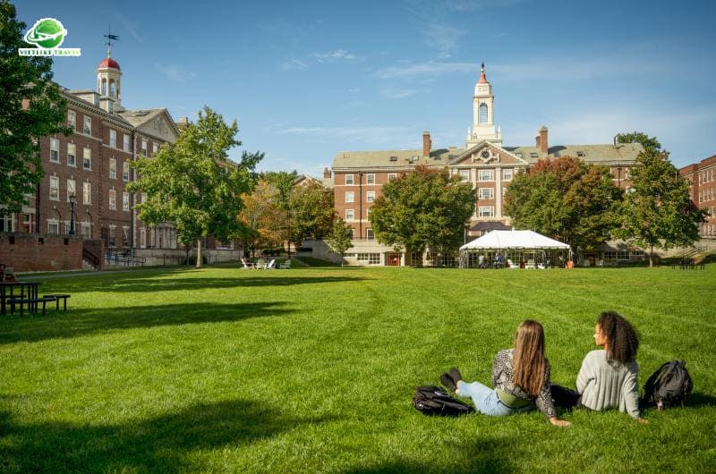 Khuôn viên ấn tượng của Đại học Harvard