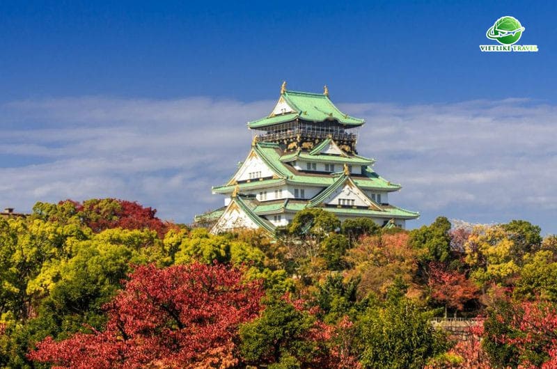 Lâu đài Osaka - Điểm du lịch Nhật Bản nổi tiếng