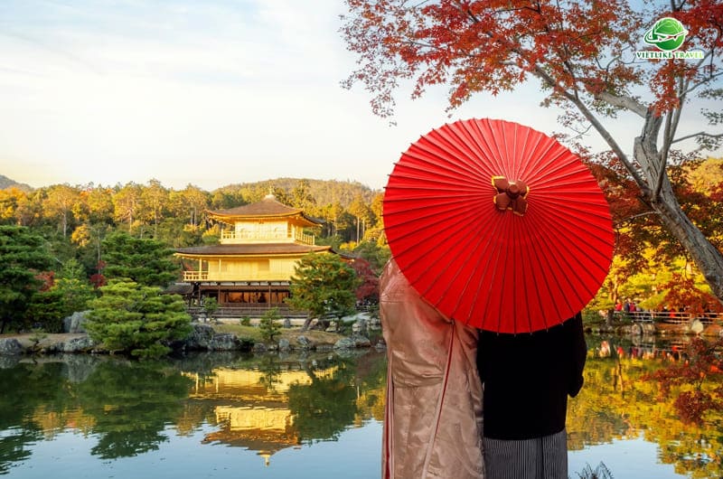 Chùa vàng Kinkakuji - Điểm du lịch Nhật Bản độc đáo