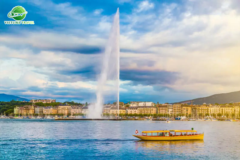 Đài phun nước cao nhất thế giới Jet d'Eau