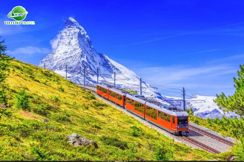 Gornergrat Railway - tuyến đường sắt răng cưa cao nhất châu Âu.