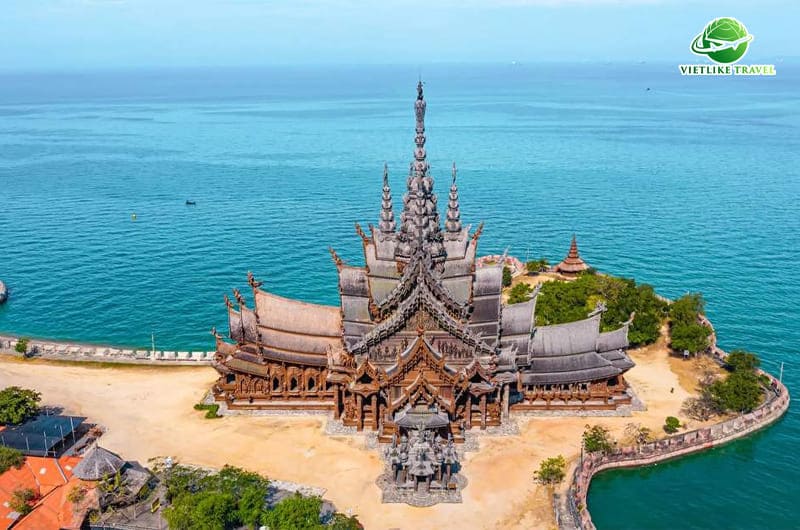 Đền Chân Lý (Sanctuary of Truth) - Điểm du lịch Thái Lan nổi tiếng