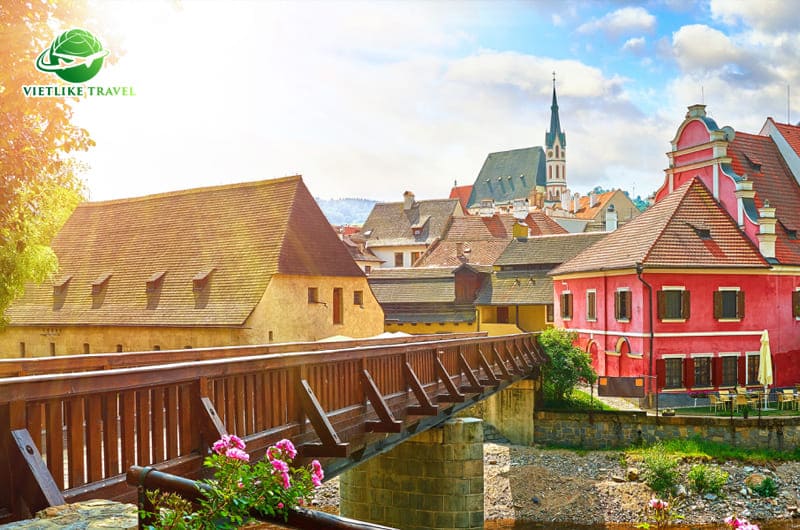 Vẻ đẹp Khu phố cổ của Český Krumlov tại Séc